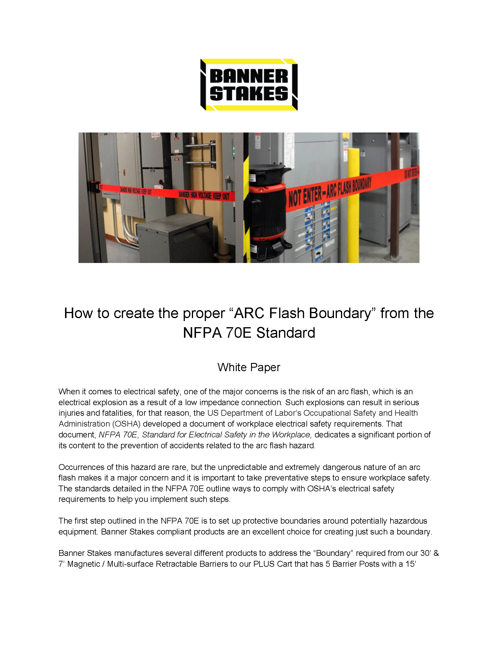 image of ARC Flash Boundary paper