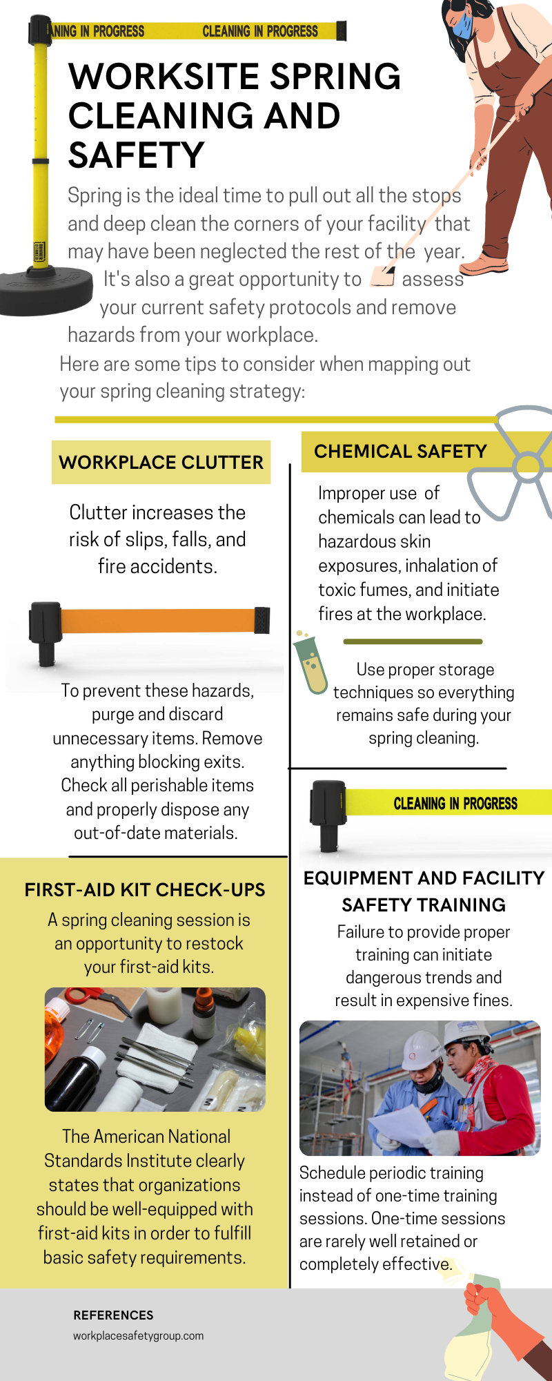 Spring Cleaning infographic